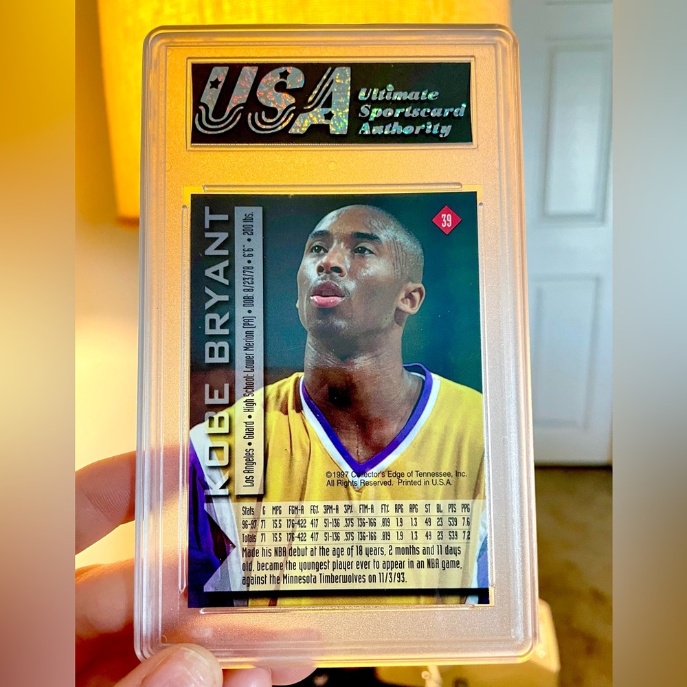 Kobe Bryant 1997 Collector’s Edge Impulse Sportscard - Picture 2 of 5